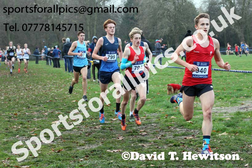 Mens junior British Athletics Liverpool Cross Challenge, Sefton Park, Liverpool. Photo:  David T. Hewitson/Sports for All Pics